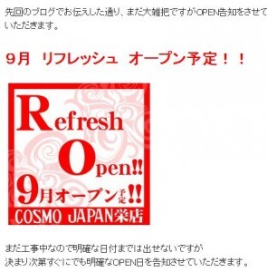 コスモジャパン栄
